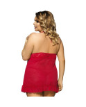 SUBBLIME - QUEEN PLUS BABYDOLL ROSSO MOTIVI FLOREALI NEL SENO SUBBLIME - QUEEN PLUS BABYDOLL ROSSO MOTIVI FLOREALI NEL SENO