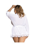 SUBBLIME - QUEEN PLUS BABYDOLL BIANCO CON FRANGE SUBBLIME - QUEEN PLUS BABYDOLL BIANCO CON FRANGE