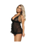 SUBBLIME - BABYDOLL NERA APERTA SUBBLIME S / M SUBBLIME - BABYDOLL NERA APERTA SUBBLIME S / M