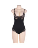 SUBBLIME - QUEEN PLUS TEDDY CON TRASPARENTI E FRANGE NERE SUBBLIME - QUEEN PLUS TEDDY CON TRASPARENTI E FRANGE NERE
