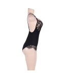 SUBBLIME - QUEEN PLUS TEDDY CON TRASPARENTI E FRANGE NERE SUBBLIME - QUEEN PLUS TEDDY CON TRASPARENTI E FRANGE NERE