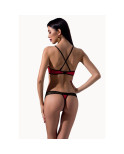 PASSION - WOMAN SCARLET BIKINI ROSSO E NERO L/XL PASSION - WOMAN SCARLET BIKINI ROSSO E NERO L/XL