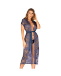 OBSESSIVE - FLOWLACE PEIGNOIR S/M OBSESSIVE - FLOWLACE PEIGNOIR S/M