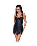 PASSION - LOONA CHEMISE IN PELLE ECOLOGICA L/XL PASSION - LOONA CHEMISE IN PELLE ECOLOGICA L/XL