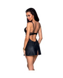 PASSION - LOONA CHEMISE IN PELLE ECOLOGICA L/XL PASSION - LOONA CHEMISE IN PELLE ECOLOGICA L/XL