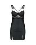 PASSION - LOONA CHEMISE IN PELLE ECOLOGICA L/XL PASSION - LOONA CHEMISE IN PELLE ECOLOGICA L/XL