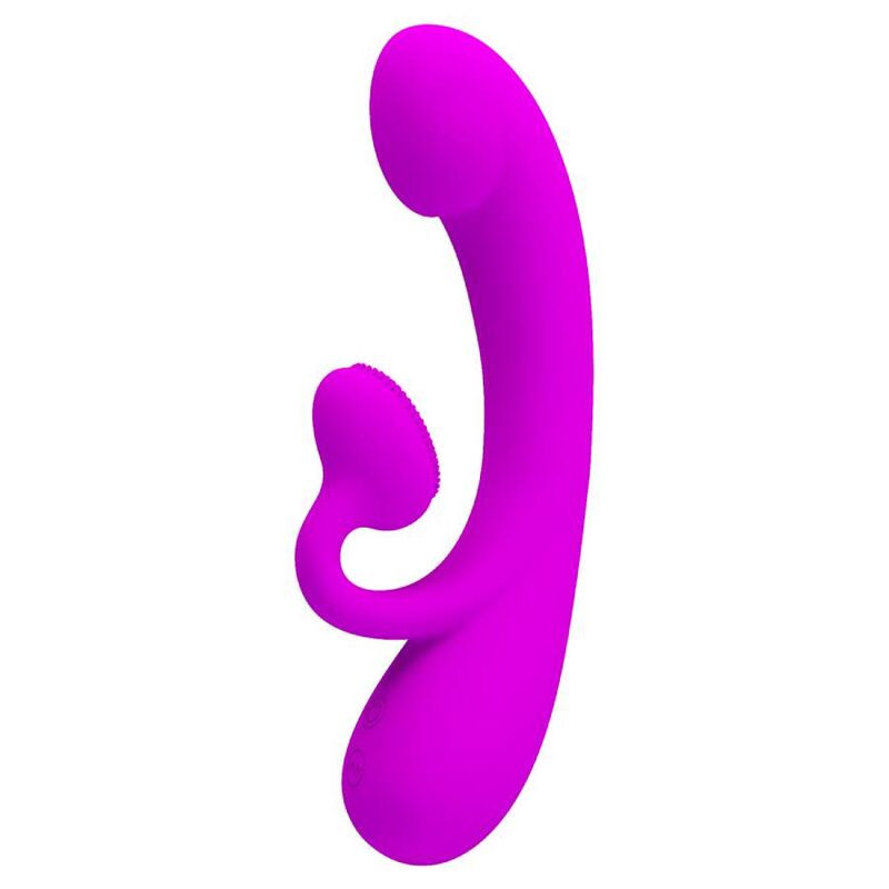 PRETTY LOVE - VIBRATORE SINCERO E VENTOSA CLITORIDE IN SILICONE VIOLA PRETTY LOVE - VIBRATORE SINCERO E VENTOSA CLITORIDE IN SILICONE VIOLA