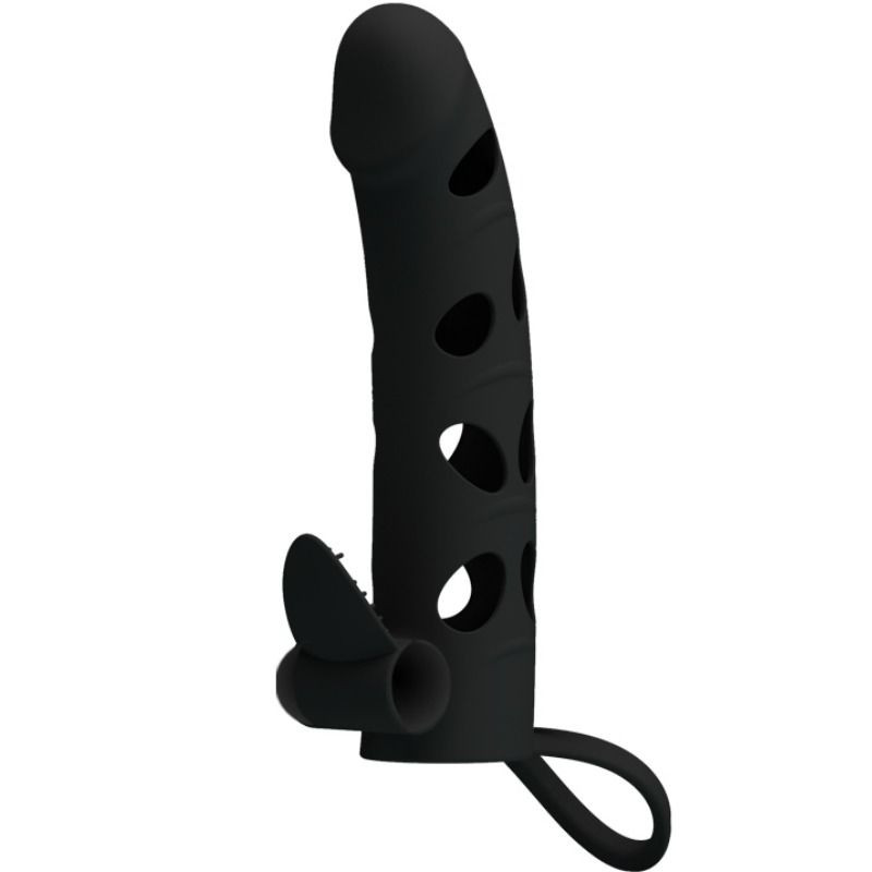 PRETTY LOVE - COPERTURA IN SILICONE CON VIBRAZIONE 15.2 CM PRETTY LOVE - COPERTURA IN SILICONE CON VIBRAZIONE 15.2 CM