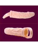 BAILE - GUAINA PER ESTENSORE DEL PENE CON VIBRAZIONE E CINGHIA PER TESTICOLI 13.5 CM BAILE - GUAINA PER ESTENSORE DEL PENE CON VIBRAZIONE E CINGHIA PER TESTICOLI 13.5 CM