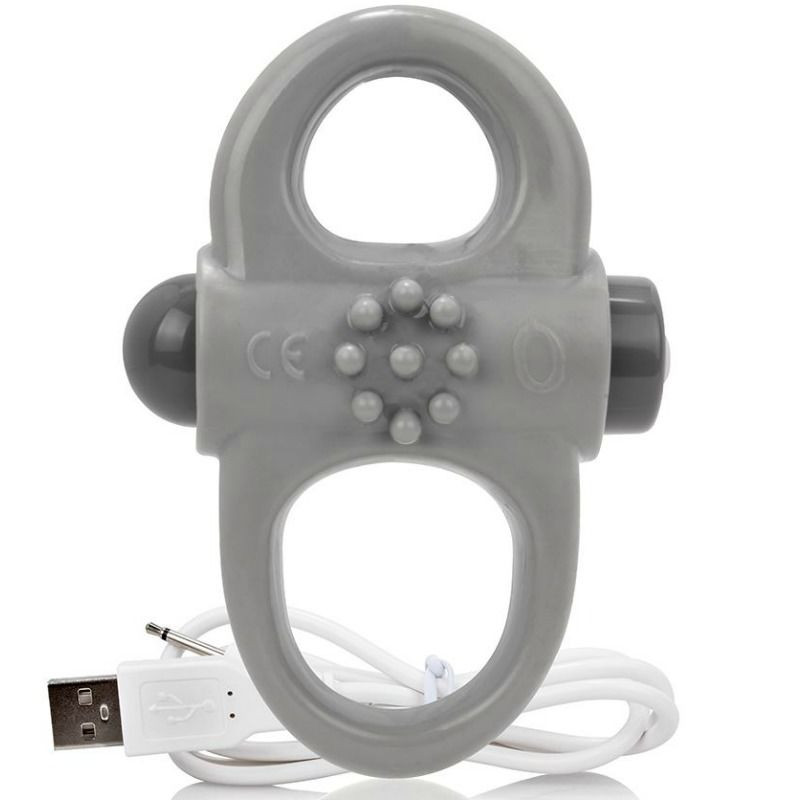SCREAMING O - ANELLO VIBRANTE RICARICABILE YOGA GRIGIO SCREAMING O - ANELLO VIBRANTE RICARICABILE YOGA GRIGIO