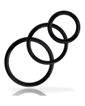 ADDICTED TOYS - SET DI ANELLI PER PENE NERO ADDICTED TOYS - SET DI ANELLI PER PENE NERO