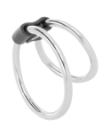 DARKNESS - ANELLO PER PENE DOPPIO IN METALLO DARKNESS - ANELLO PER PENE DOPPIO IN METALLO
