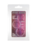 SEVEN CREATIONS - SET DI TRE ANELLI PER PENE ROSA SEVEN CREATIONS - SET DI TRE ANELLI PER PENE ROSA