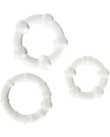 SEVEN CREATIONS - SET DI TRE ANELLI PER PENE TRASPARENTI SEVEN CREATIONS - SET DI TRE ANELLI PER PENE TRASPARENTI
