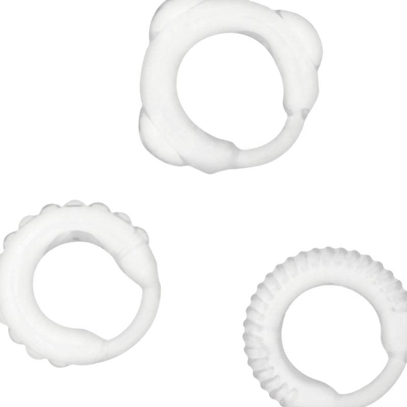 ADDICTED TOYS - SET C-RING TRASPARENTE ADDICTED TOYS - SET C-RING TRASPARENTE