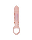 BAILE - COPERTURA ESTENSORE PENE CON VIBRAZIONE E CINTURINO NATURALE 13.5 CM BAILE - COPERTURA ESTENSORE PENE CON VIBRAZIONE E CINTURINO NATURALE 13.5 CM
