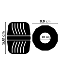 POWERING - ANELLO PER PENE SUPER FLESSIBILE E RESISTENTE 5 CM PR11 TRASPARENTE POWERING - ANELLO PER PENE SUPER FLESSIBILE E RESISTENTE 5 CM PR11 TRASPARENTE