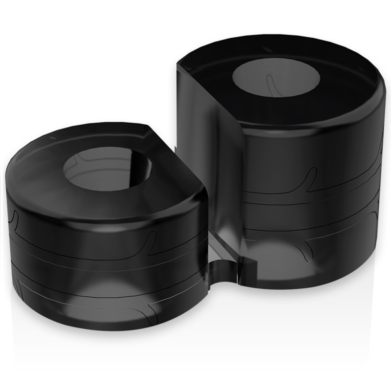 POWERING - ANELLO PER DOPPIO PENE SUPER FLESSIBILE E RESISTENTE PR09 NERO POWERING - ANELLO PER DOPPIO PENE SUPER FLESSIBILE E RESISTENTE PR09 NERO