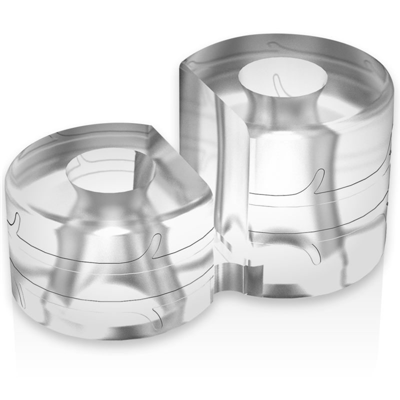 POWERING - ANELLO PER DOPPIO PENE SUPER FLESSIBILE E RESISTENTE PR09 CHIARO POWERING - ANELLO PER DOPPIO PENE SUPER FLESSIBILE E RESISTENTE PR09 CHIARO