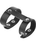 DARKNESS - ANELLO REGOLABILE PER PENE E TESTICOLI IN PELLE DARKNESS - ANELLO REGOLABILE PER PENE E TESTICOLI IN PELLE
