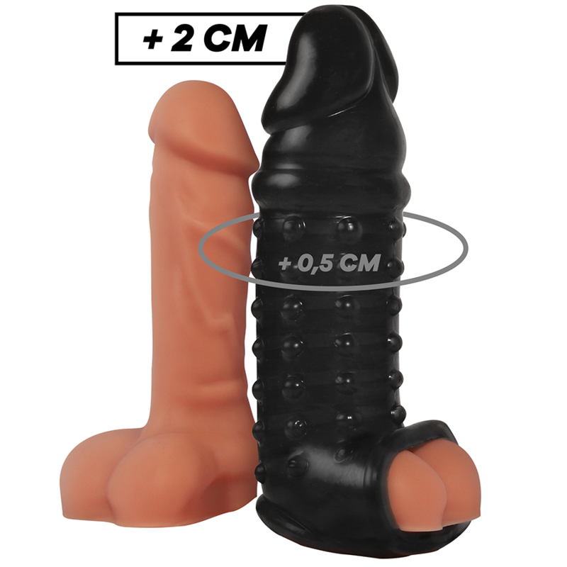 VIRILXL - ESTENSIONE E GUAINA PER PENE V11 NERO VIRILXL - ESTENSIONE E GUAINA PER PENE V11 NERO