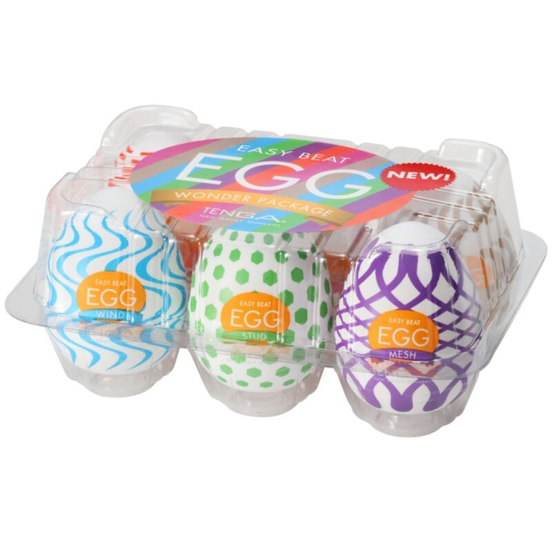 TENGA - WONDER EGG MASTURBADORE PACK 6 UNIT TENGA - WONDER EGG MASTURBADORE PACK 6 UNIT