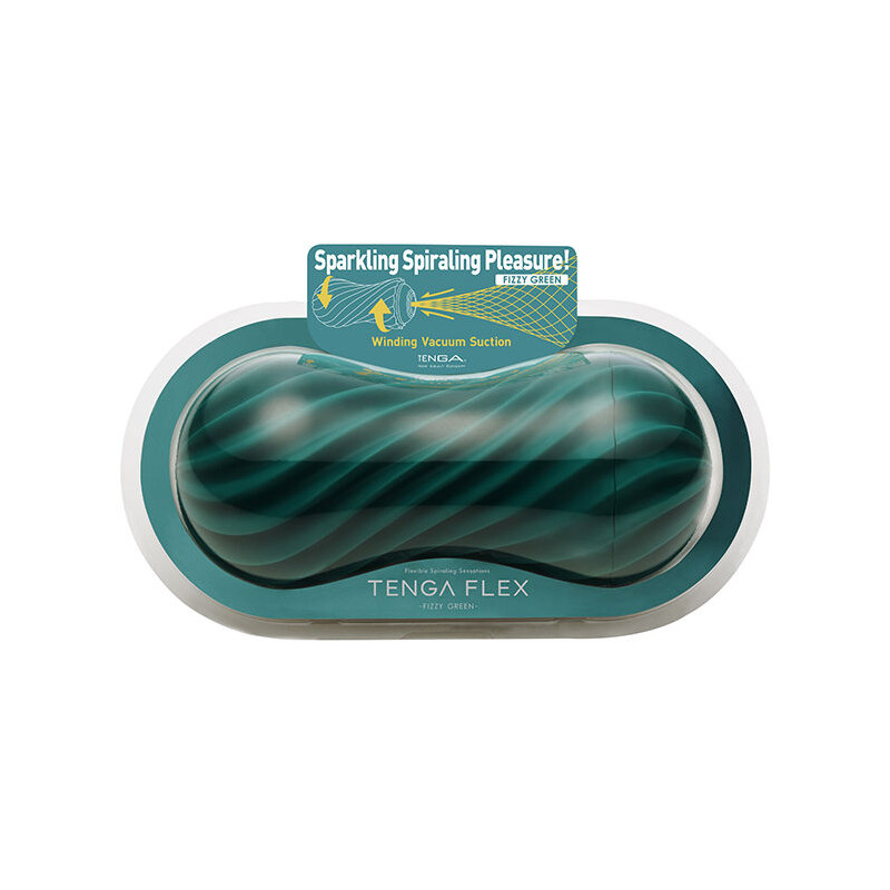 TENGA - MASTURBATORE FLEX VERDE FIZZY TENGA - MASTURBATORE FLEX VERDE FIZZY
