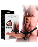 INTENSE - IMBRACATURA CAVA CON DILDO 18 X 3,5 CM INTENSE - IMBRACATURA CAVA CON DILDO 18 X 3,5 CM