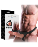 INTENSE - IMBRACATURA CAVA CON DILDO 16 X 3 CM INTENSE - IMBRACATURA CAVA CON DILDO 16 X 3 CM