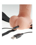FETISH FANTASY SERIES - IMBRACATURA REGOLABILE PENE REALISTICO CON SFERE RICARICABILI E VIBRATORE 28 CM FETISH FANTASY SERIES - IMBRACATURA REGOLABILE PENE REALISTICO CON SFERE RICARICABILI E VIBRATORE 28 CM