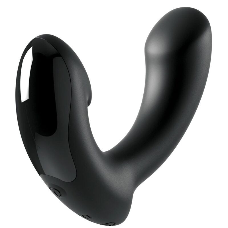 SIR RICHARDS - MASSAGGIATORE PROSTATICO P-POINT IN SILICONE NERO SIR RICHARDS - MASSAGGIATORE PROSTATICO P-POINT IN SILICONE NERO