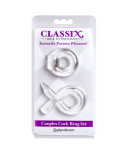 CLASSIX - SET PER COPPIA 2 ANELLI PER PENE TRASPARENTI CLASSIX - SET PER COPPIA 2 ANELLI PER PENE TRASPARENTI