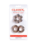 CLASSIX - SET DI 2 ANELLI PER PENE GRIGIO CLASSIX - SET DI 2 ANELLI PER PENE GRIGIO