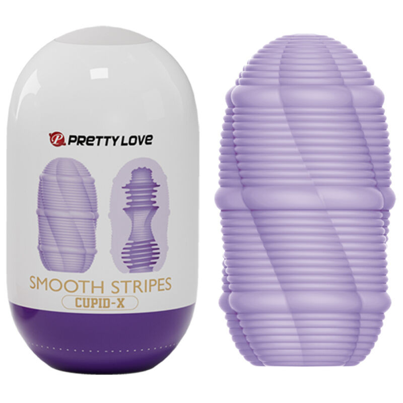 PRETTY LOVE - UOVO MASTURBATORE CUPIDO A STRISCE LISCE PRETTY LOVE - UOVO MASTURBATORE CUPIDO A STRISCE LISCE