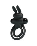 PRETTY LOVE - ANELLO VIBRATOR III RABBIT PER PENE NERO PRETTY LOVE - ANELLO VIBRATOR III RABBIT PER PENE NERO
