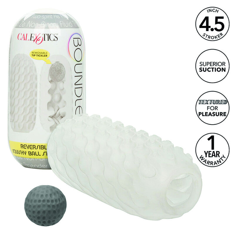 CALIFORNIA EXOTICS - BOUNDLESS SFERA SQUISHY REVERSIBILE GIALLA CALIFORNIA EXOTICS - BOUNDLESS SFERA SQUISHY REVERSIBILE GIALLA
