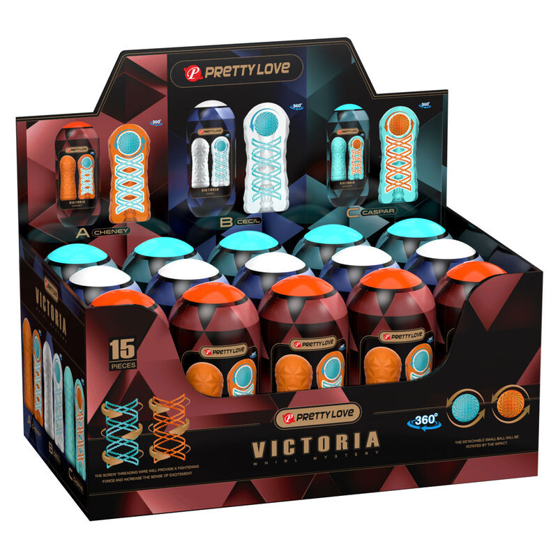 PRETTY LOVE - MASTURBATORE VICTORIA 15 PEZZI PRETTY LOVE - MASTURBATORE VICTORIA 15 PEZZI
