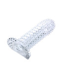 BAILE - GUAINA PER PENE CON PUNTI DI STIMOLAZIONE TRASPARENTI 14 CM BAILE - GUAINA PER PENE CON PUNTI DI STIMOLAZIONE TRASPARENTI 14 CM