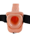 FETISH FANTASY SERIES - SERIES 11 HOLLOW STRAP-ON VIBRANTE CON SFERE 27.9CM CARNE FETISH FANTASY SERIES - SERIES 11 HOLLOW STRAP-ON VIBRANTE CON SFERE 27.9CM CARNE