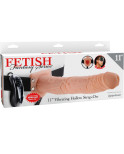 FETISH FANTASY SERIES - SERIES 11 HOLLOW STRAP-ON VIBRANTE CON SFERE 27.9CM CARNE FETISH FANTASY SERIES - SERIES 11 HOLLOW STRAP-ON VIBRANTE CON SFERE 27.9CM CARNE