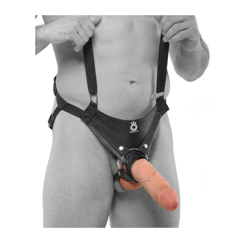 KING COCK - 25,5 CM CAVO CINTURINO CON SOSPENSIONE SISTEMA CARNE KING COCK - 25,5 CM CAVO CINTURINO CON SOSPENSIONE SISTEMA CARNE
