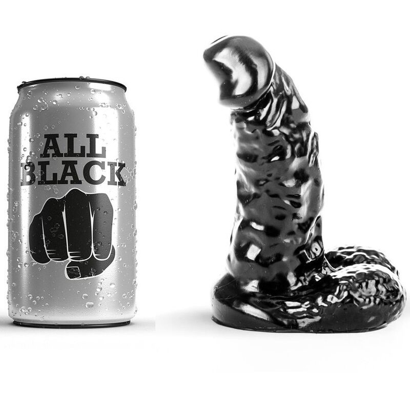ALL BLACK - DILDO 13 CM ALL BLACK - DILDO 13 CM