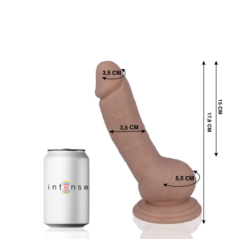 MR INTENSE - 8 PENE REALISTICO 17.6 CM -O- 3.5 CM MR INTENSE - 8 PENE REALISTICO 17.6 CM -O- 3.5 CM