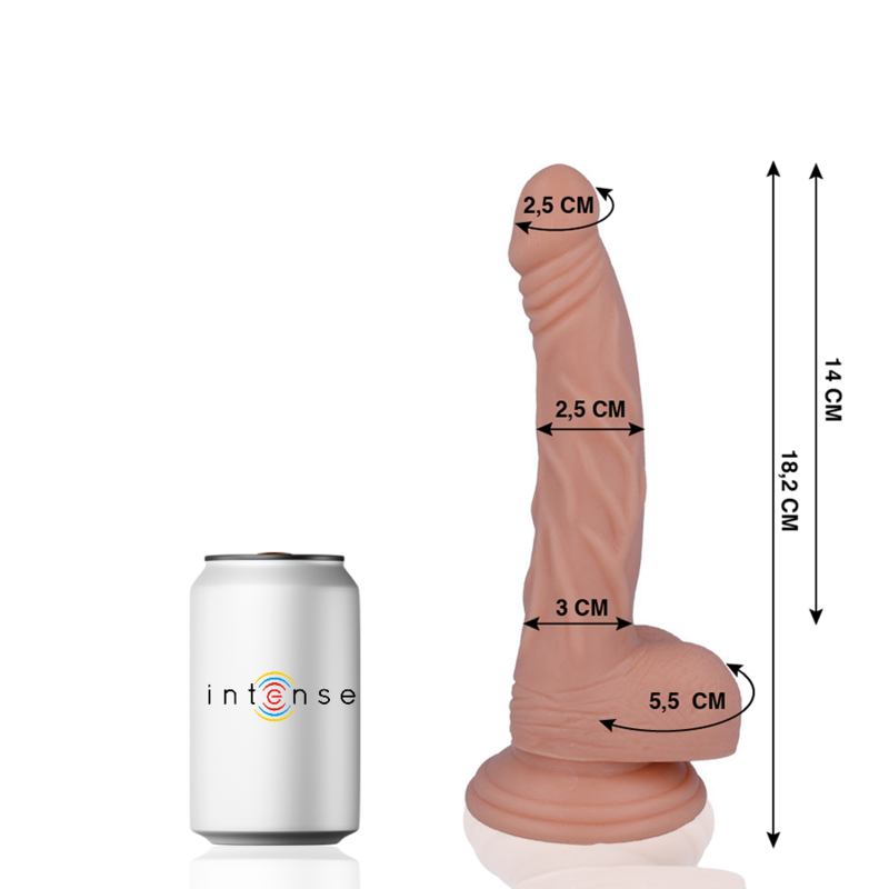MR INTENSE - 12 PENE REALISTICO 18.2 CM -O- 2.5 CM MR INTENSE - 12 PENE REALISTICO 18.2 CM -O- 2.5 CM