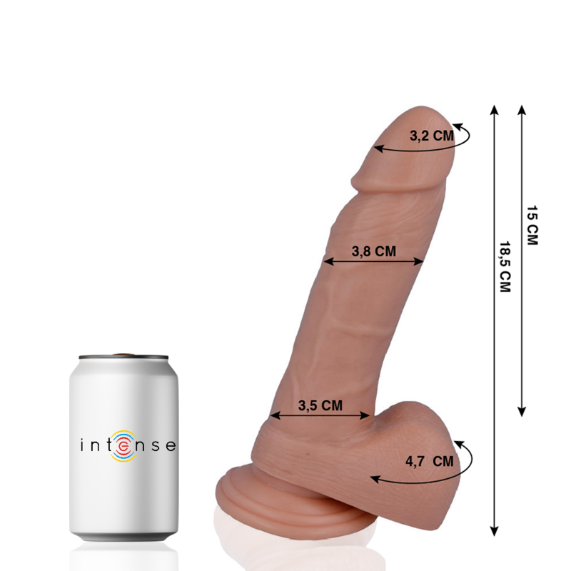 MR INTENSE - 14 PENE REALISTICO 18.5 CM -O- 3.8 CM MR INTENSE - 14 PENE REALISTICO 18.5 CM -O- 3.8 CM