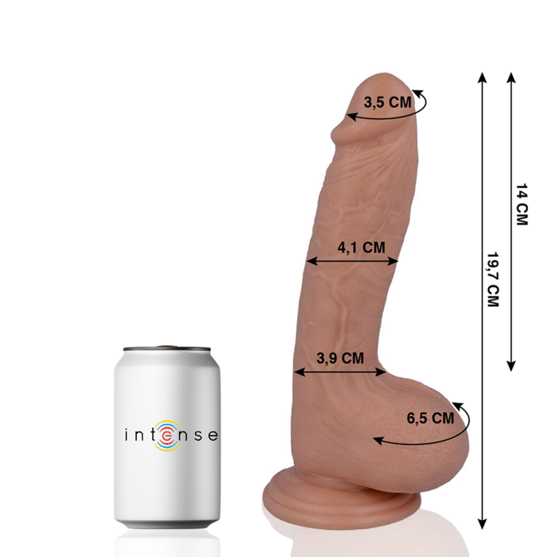 MR INTENSE - 17 PENE REALISTICO 19.7 CM -O- 4.1 CM MR INTENSE - 17 PENE REALISTICO 19.7 CM -O- 4.1 CM