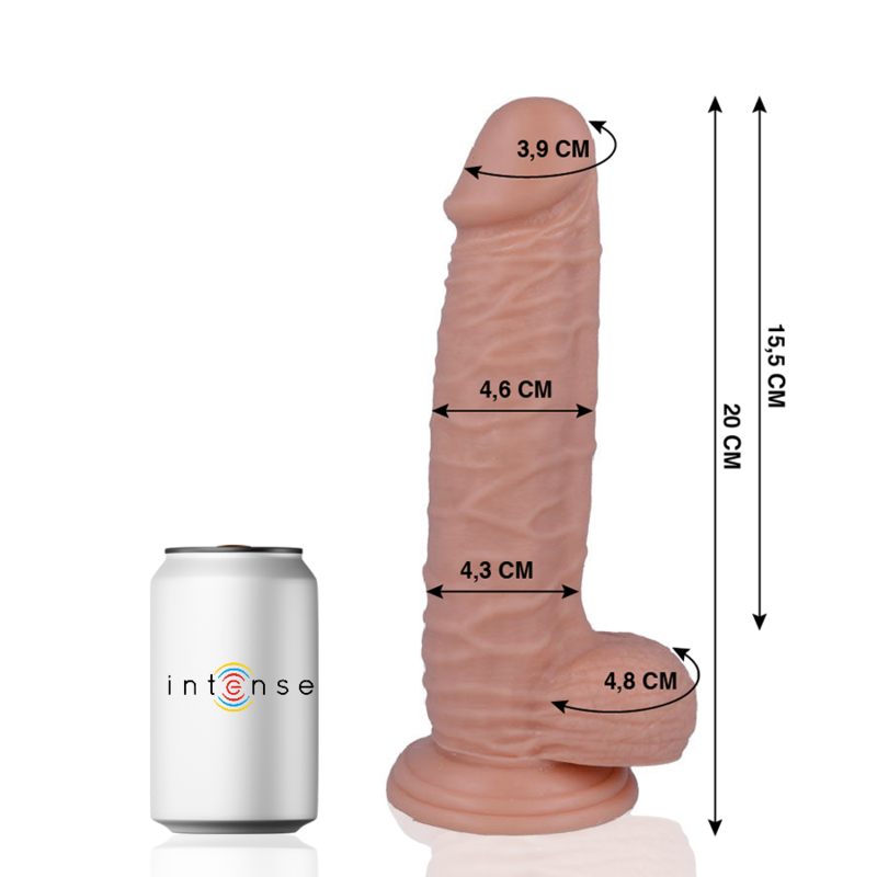 MR INTENSE - 20 REALISTIC PENIS 20 CM -O- 4.6 CM MR INTENSE - 20 REALISTIC PENIS 20 CM -O- 4.6 CM
