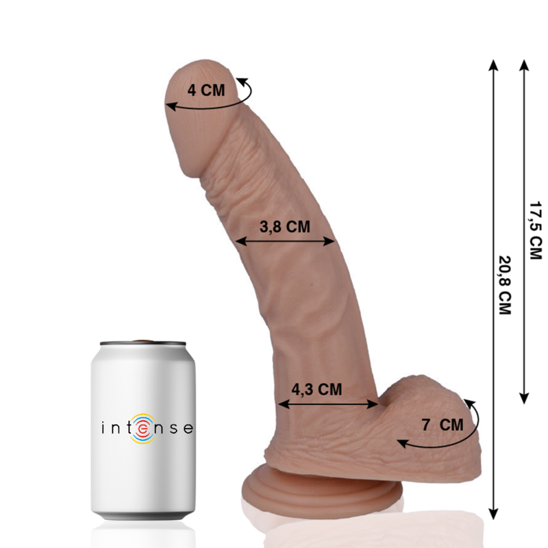 MR INTENSE - 23 PENE REALISTICO 20,8 CM -O- 3,8 CM MR INTENSE - 23 PENE REALISTICO 20,8 CM -O- 3,8 CM