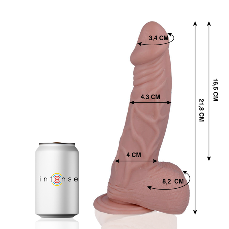MR INTENSE - 25 REALISTIC COCK 21.8 CM -O- 4.3 CM MR INTENSE - 25 REALISTIC COCK 21.8 CM -O- 4.3 CM