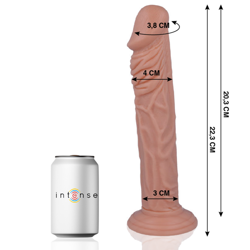 MR INTENSE - 27 PENE REALISTICO 22.3 CM -O- 4 CM MR INTENSE - 27 PENE REALISTICO 22.3 CM -O- 4 CM